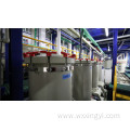 Electroplating line filter equipment